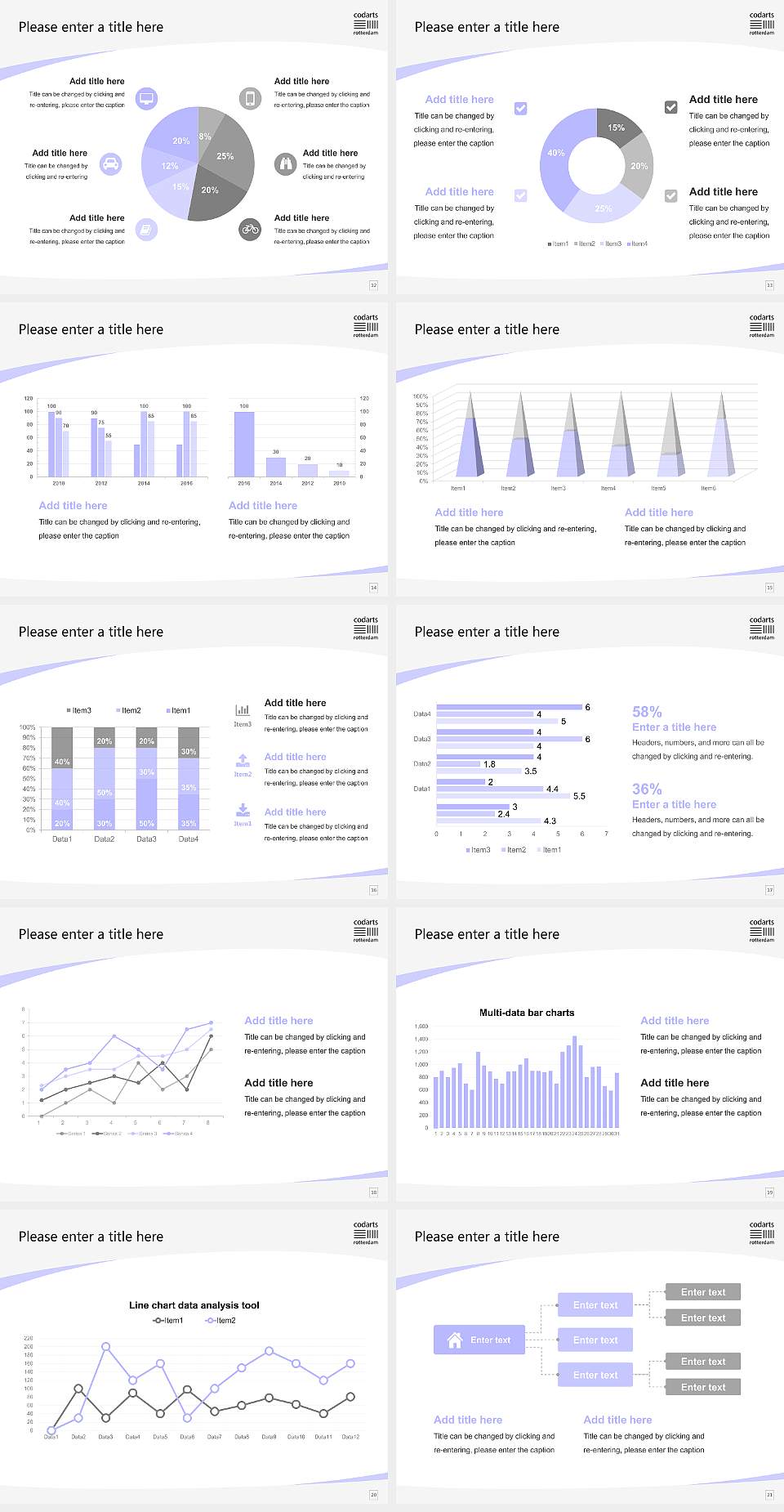 Codarts University for the Arts Course/Courseware Creation PPT Template4:3 ratio PPT effect preview image3