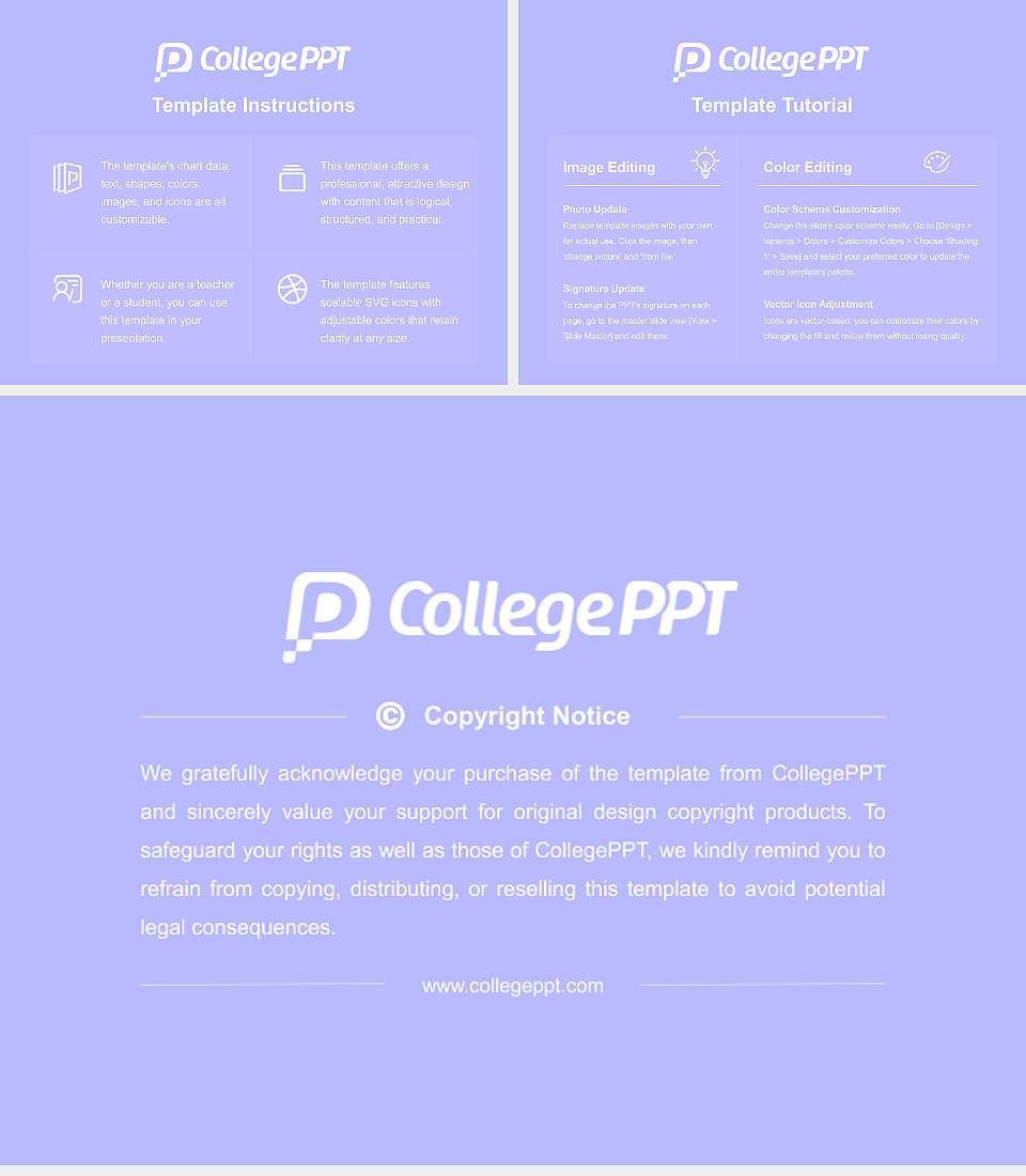 Codarts University for the Arts Course/Courseware Creation PPT Template4:3 ratio PPT effect preview image5