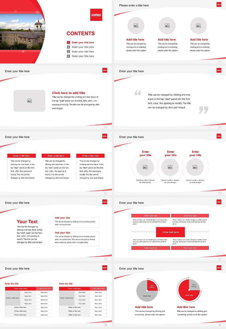 Griffith College Dublin Course/Courseware Creation PPT Template16:9 ratio PPT effect preview image2