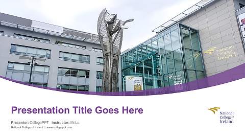 National College of Ireland Course/Courseware Creation PPT Template