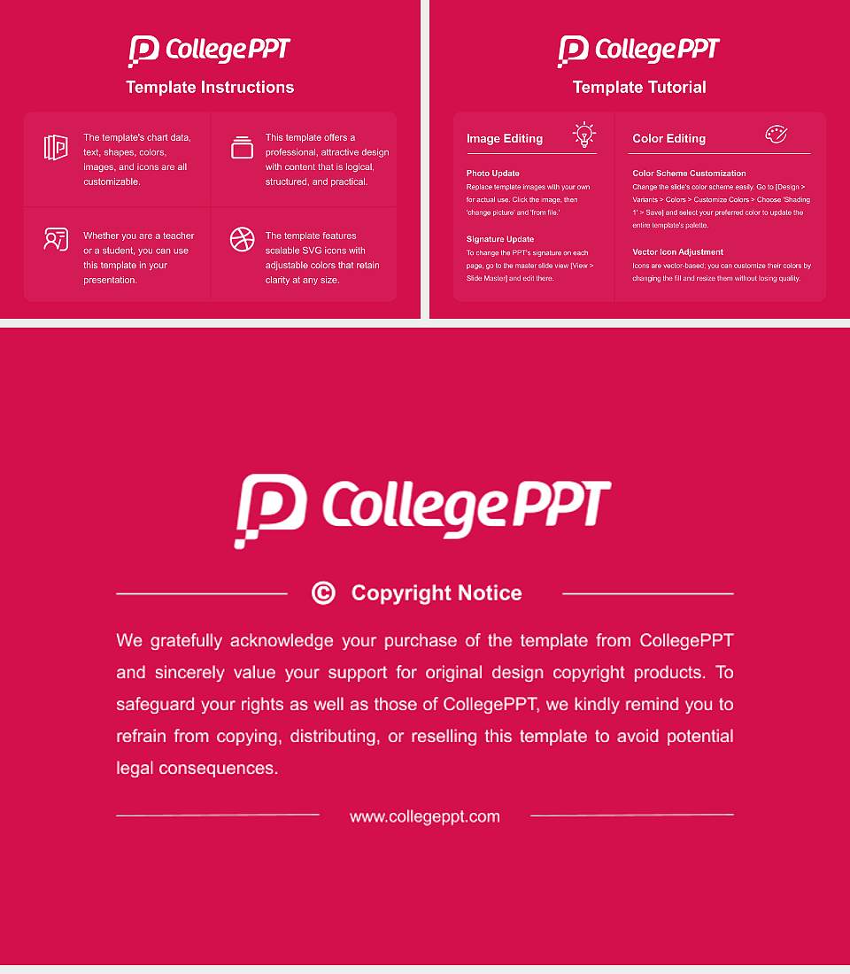 Rotterdam University of Applied Sciences Course/Courseware Creation PPT Template4:3 ratio PPT effect preview image5