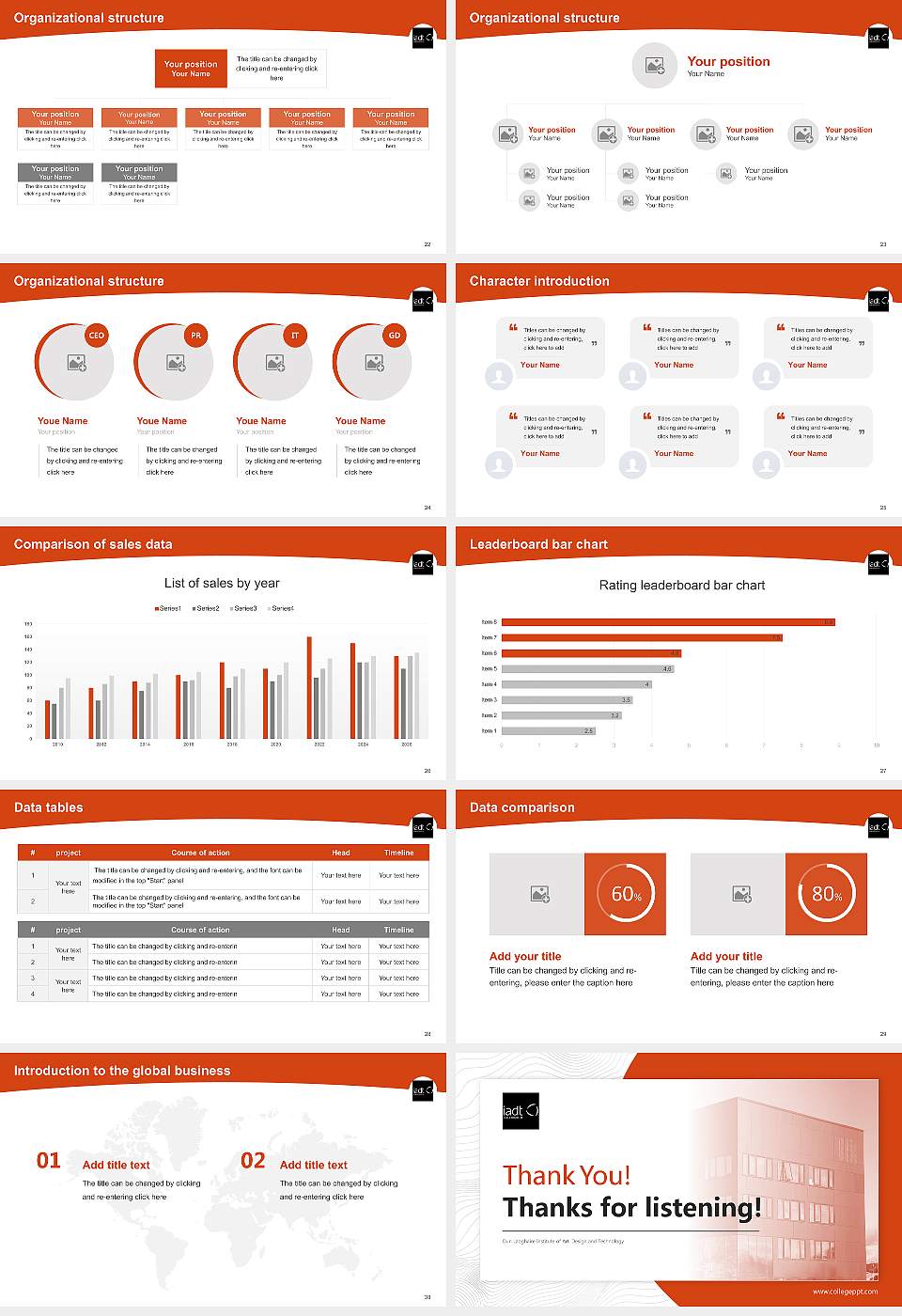 Dun Laoghaire Institute of Art, Design and Technology Academic Presentation/Research Findings Report PPT Template16:9 ratio PPT effect preview image4