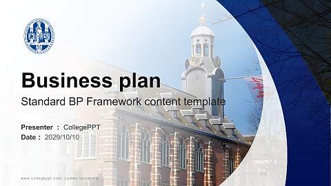 Leiden University Competition/Entrepreneurship Contest PPT Template