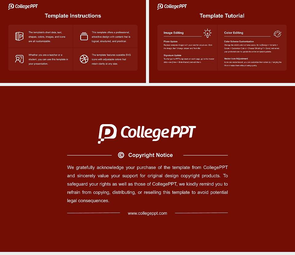 Radboud University Course/Courseware Creation PPT Template16:9 ratio PPT effect preview image5