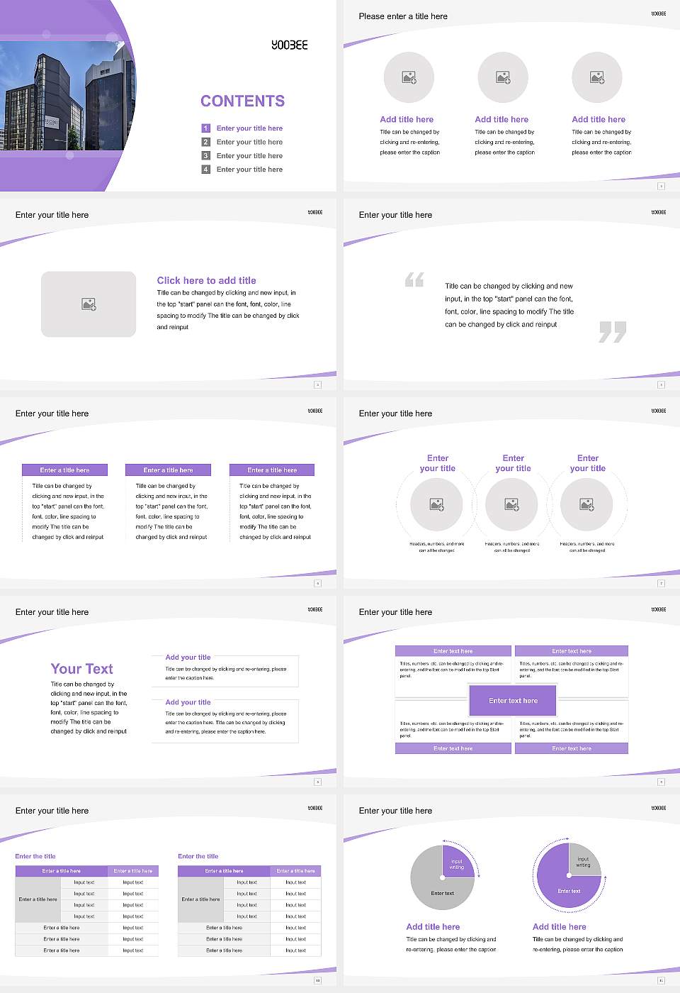 Yoobee College of Creative Innovation Course/Courseware Creation PPT Template16:9 ratio PPT effect preview image2