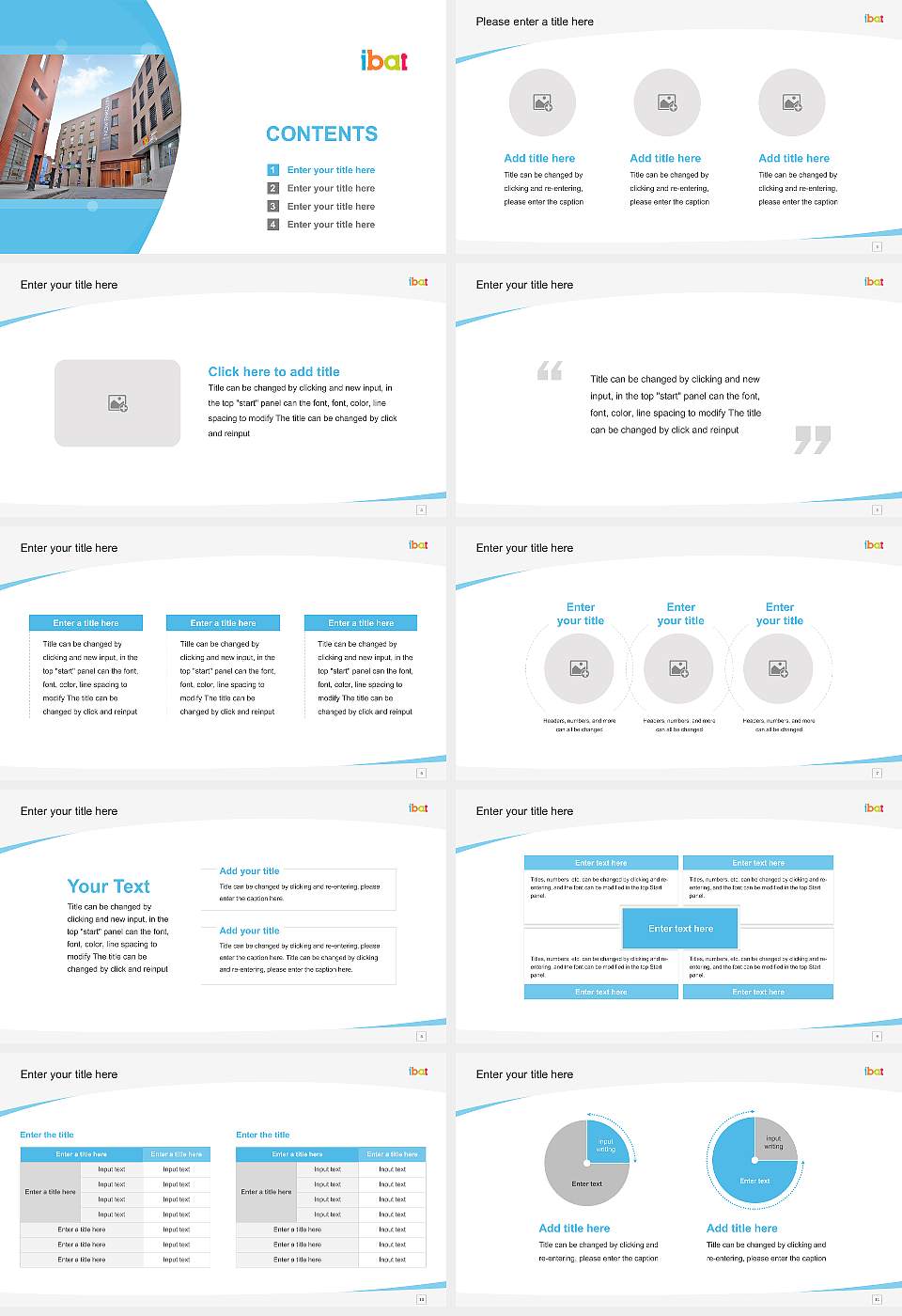 IBAT College Dublin Course/Courseware Creation PPT Template16:9 ratio PPT effect preview image2
