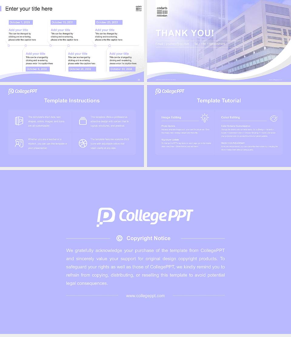 Codarts University for the Arts Lecture Sharing and Networking Event PPT Template16:9 ratio PPT effect preview image4