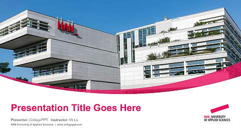 HAN University of Applied Sciences Course/Courseware Creation PPT Template