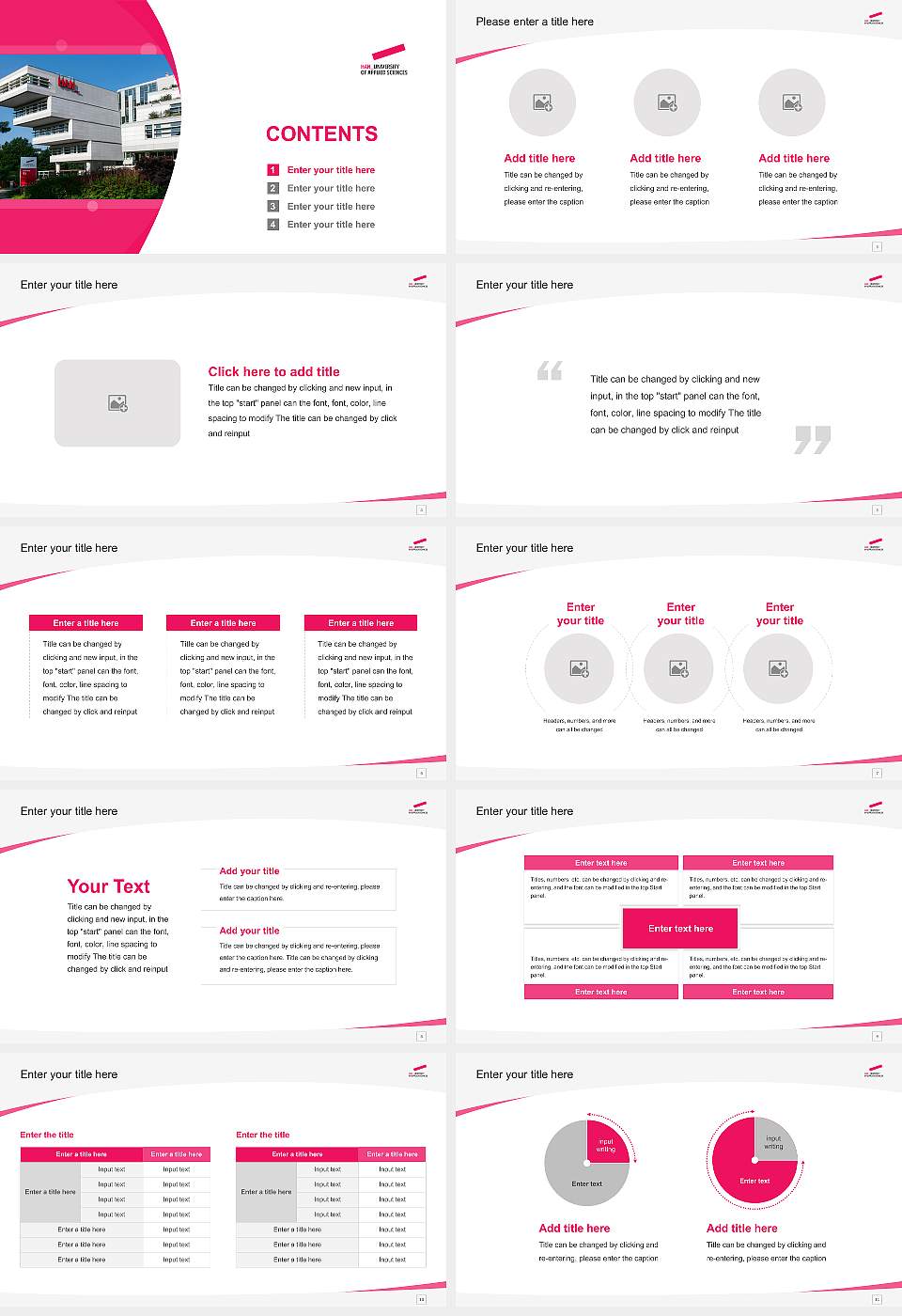 HAN University of Applied Sciences Course/Courseware Creation PPT Template16:9 ratio PPT effect preview image2