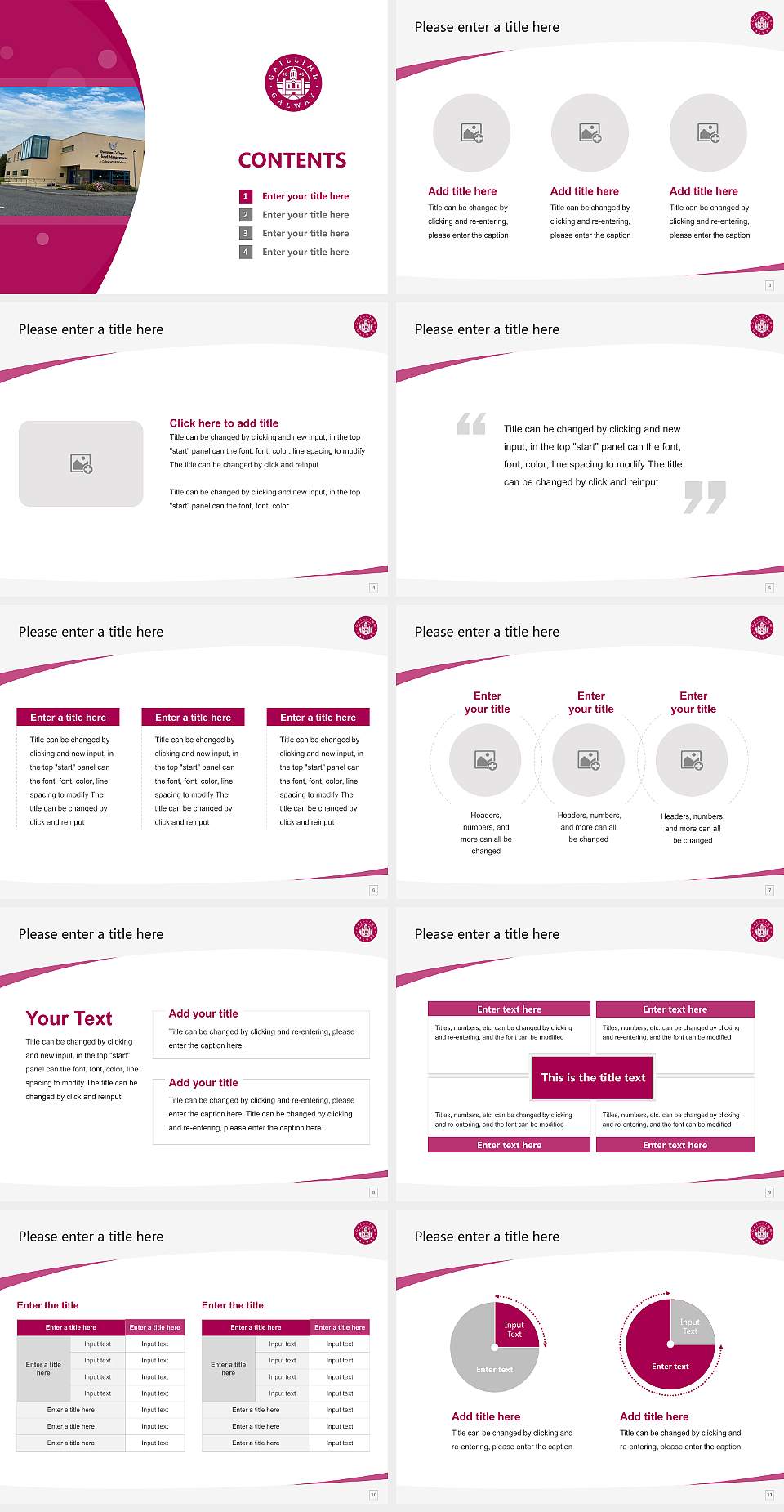 Shannon College of Hotel Management Course/Courseware Creation PPT Template4:3 ratio PPT effect preview image2