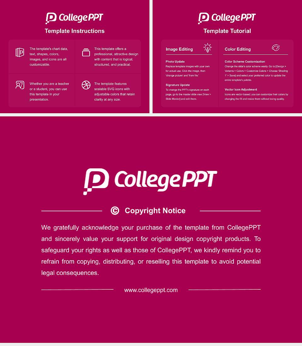 Shannon College of Hotel Management Course/Courseware Creation PPT Template4:3 ratio PPT effect preview image5