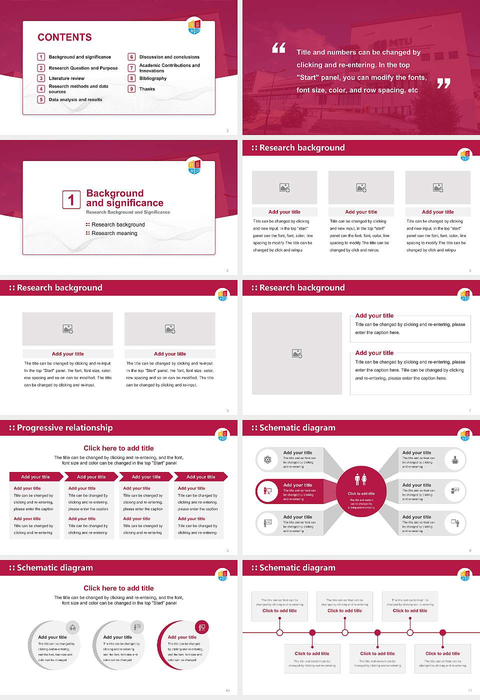 Munster Technological University Graduation Thesis Defense PPT Template16:9 ratio PPT effect preview image2
