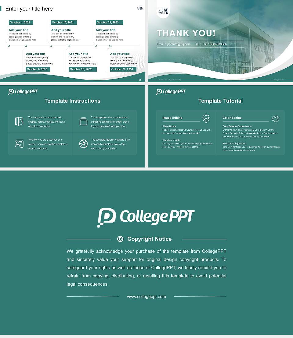 South East Technological University Lecture Sharing and Networking Event PPT Template16:9 ratio PPT effect preview image4
