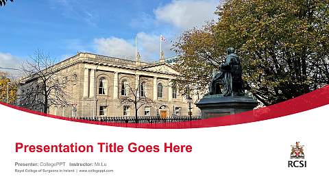 Royal College of Surgeons in Ireland Course/Courseware Creation PPT Template
