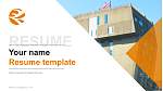 Hanze University of Applied Sciences Resume Templat PPT