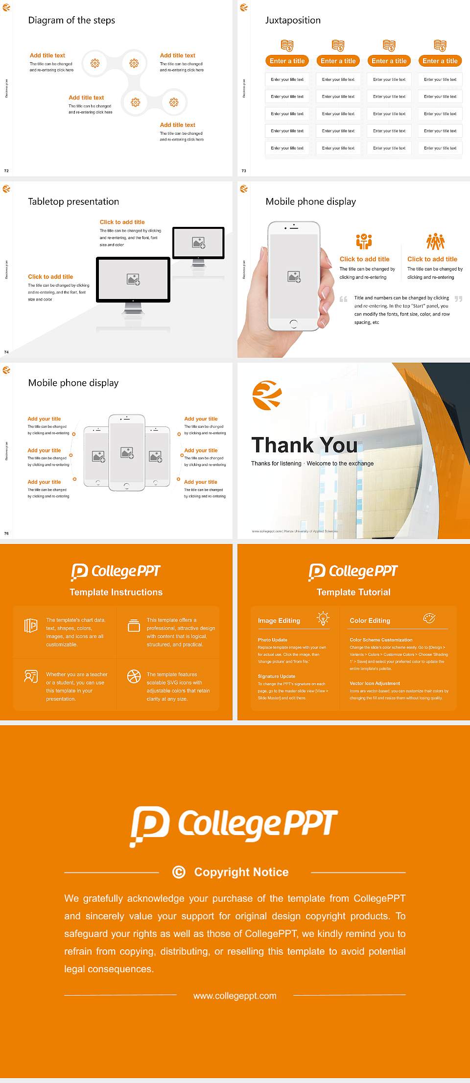 Hanze University of Applied Sciences Competition/Entrepreneurship Contest PPT Template4:3 ratio PPT effect preview image9