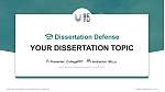 South East Technological University Disputation Powerpoint Vorlage