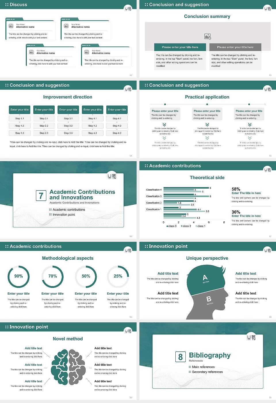 South East Technological University Graduation Thesis Defense PPT Template16:9 ratio PPT effect preview image6