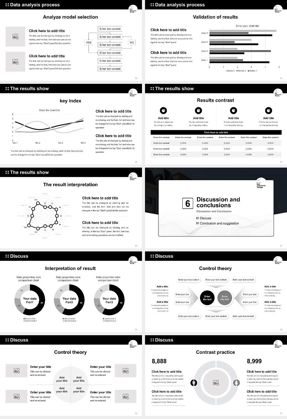 Royal Academy of Art, The Hague Graduation Thesis Defense PPT Template16:9 ratio PPT effect preview image5