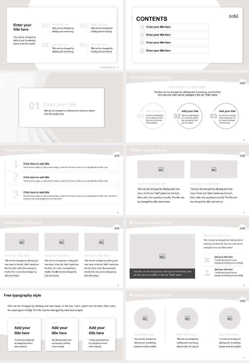 ArtEZ University of the Arts Academic Presentation/Research Findings Report PPT Template16:9 ratio PPT effect preview image2
