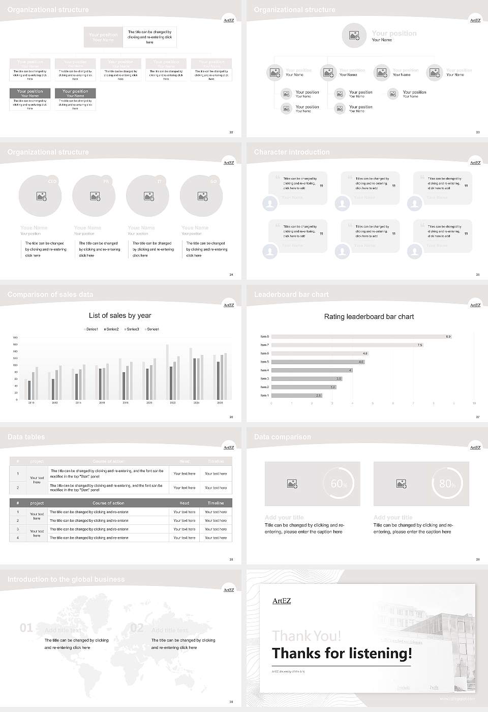 ArtEZ University of the Arts Academic Presentation/Research Findings Report PPT Template16:9 ratio PPT effect preview image4