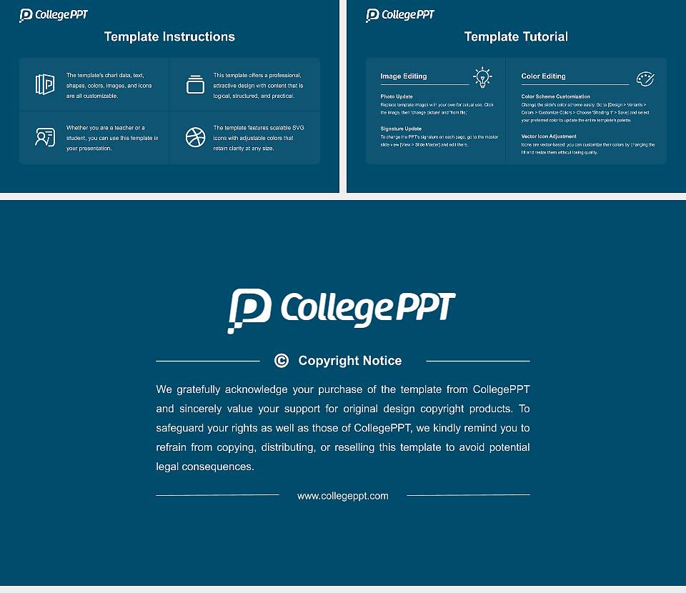 Dublin Institute of Technology Course/Courseware Creation PPT Template16:9 ratio PPT effect preview image5
