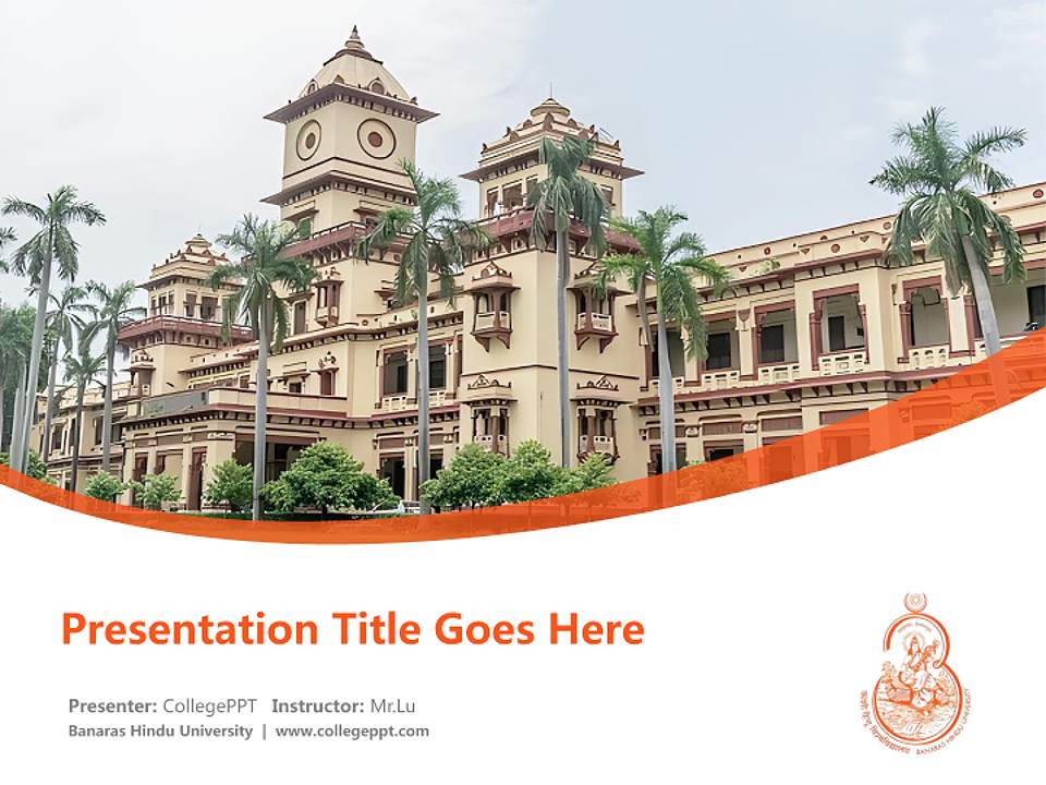 Banaras Hindu University Course/Courseware Creation PPT Template4:3 ratio PPT effect preview image5