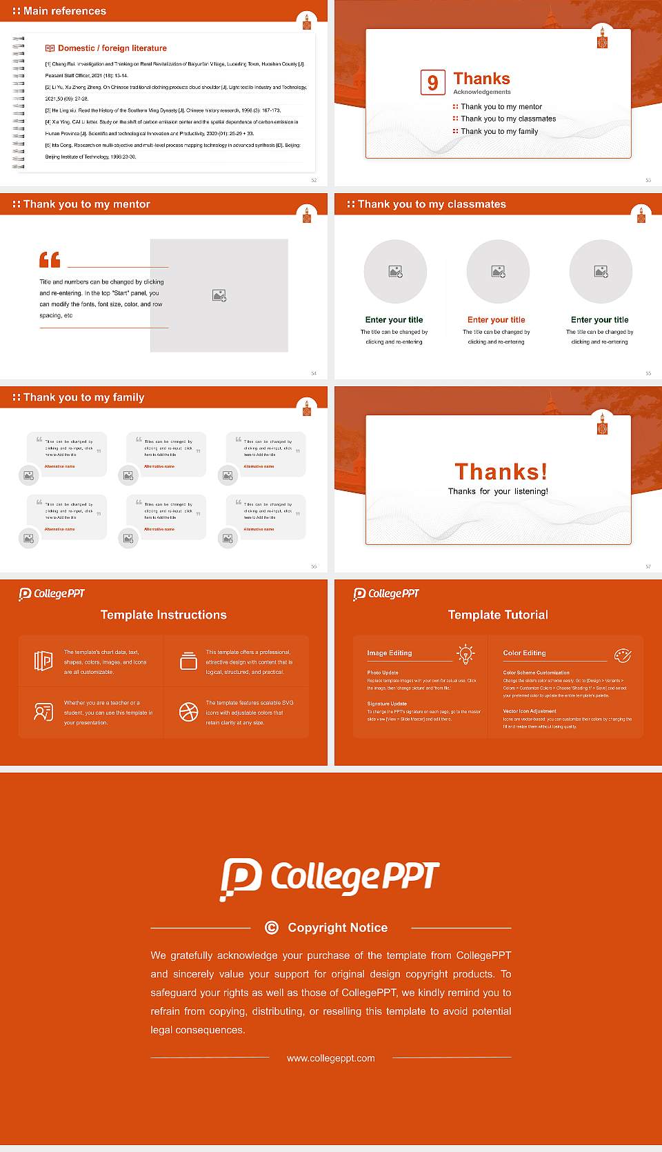 Bengaluru City University Graduation Thesis Defense PPT Template16:9 ratio PPT effect preview image7