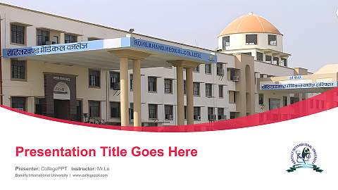 Bareilly International University Course/Courseware Creation PPT Template