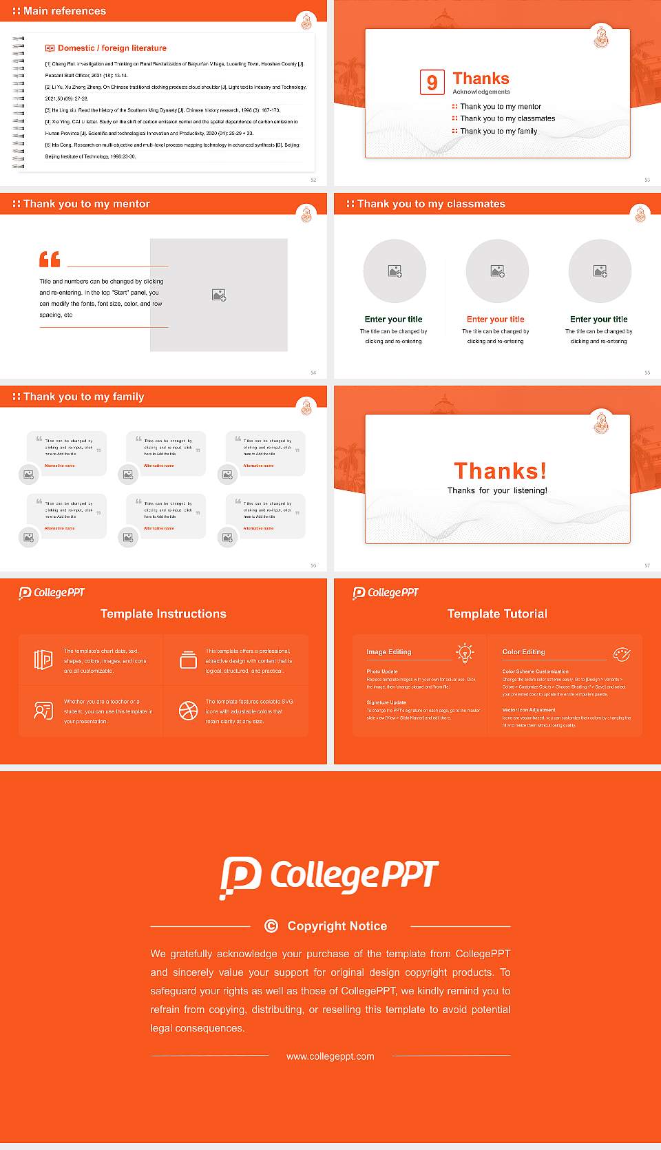 Banaras Hindu University Graduation Thesis Defense PPT Template16:9 ratio PPT effect preview image7
