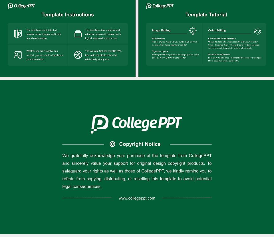 Bahra University Course/Courseware Creation PPT Template16:9 ratio PPT effect preview image5