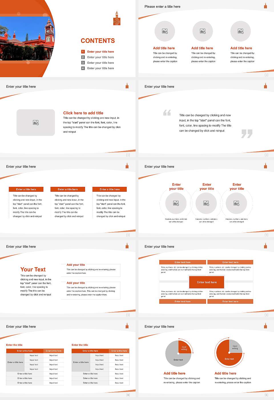 Bengaluru City University Course/Courseware Creation PPT Template16:9 ratio PPT effect preview image2