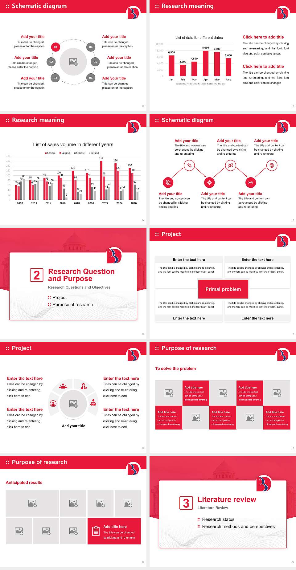 Babu Banarasi Das University Graduation Thesis Defense PPT Template4:3 ratio PPT effect preview image3