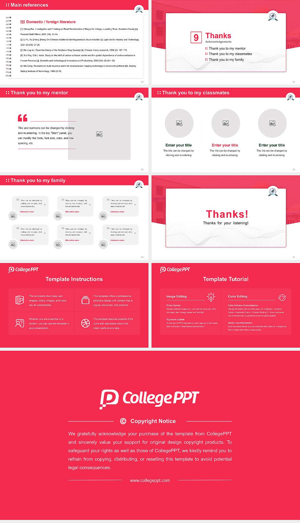 Bareilly International University Graduation Thesis Defense PPT Template16:9 ratio PPT effect preview image7