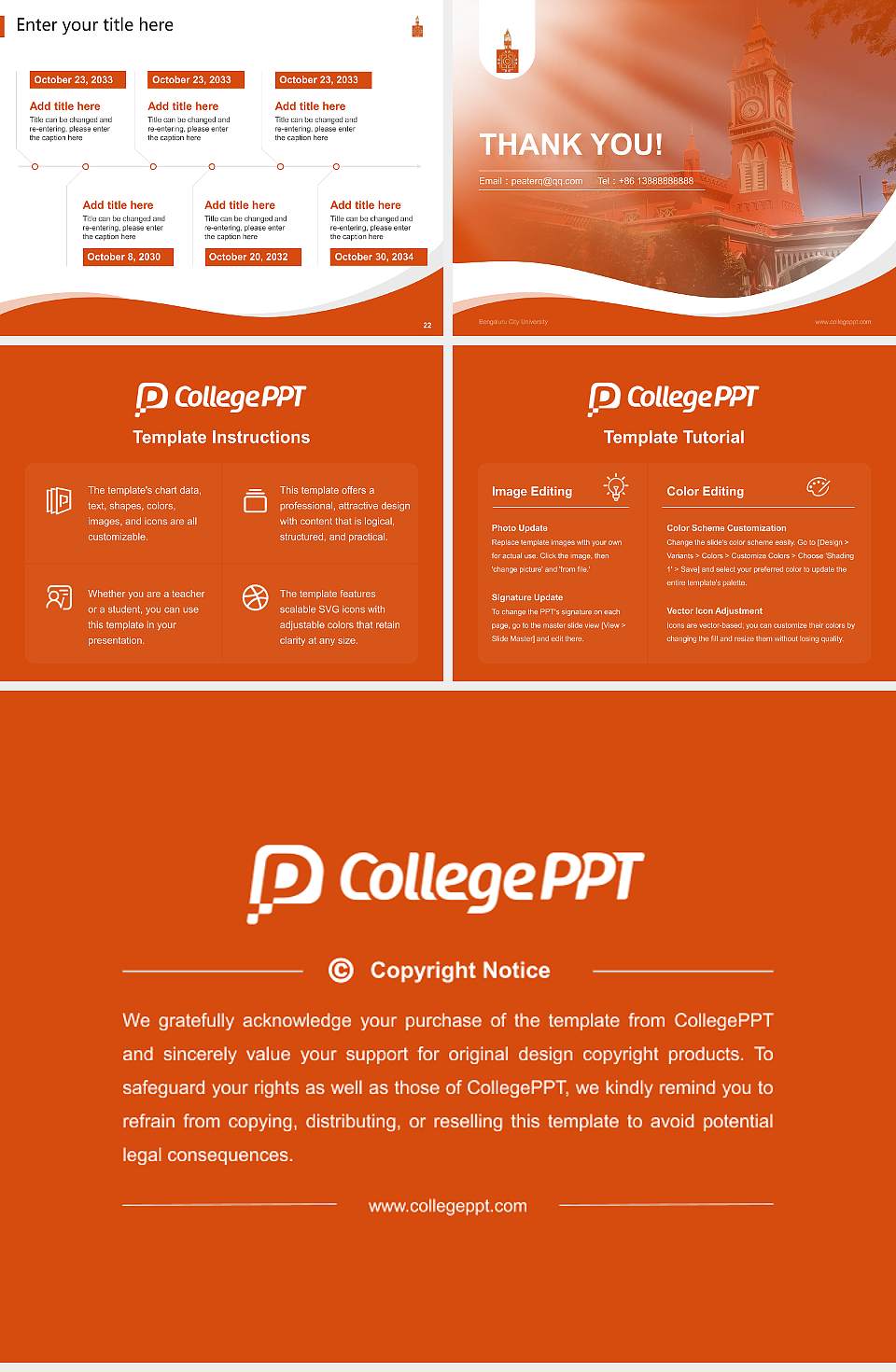 Bengaluru City University Lecture Sharing and Networking Event PPT Template4:3 ratio PPT effect preview image4