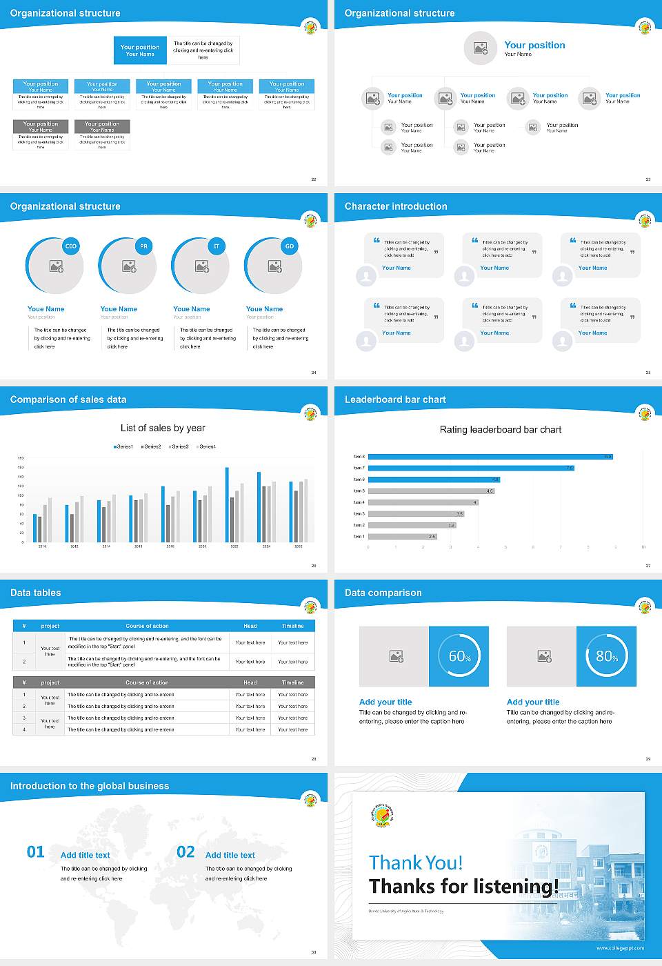 Banda University of Agriculture & Technology Academic Presentation/Research Findings Report PPT Template16:9 ratio PPT effect preview image4