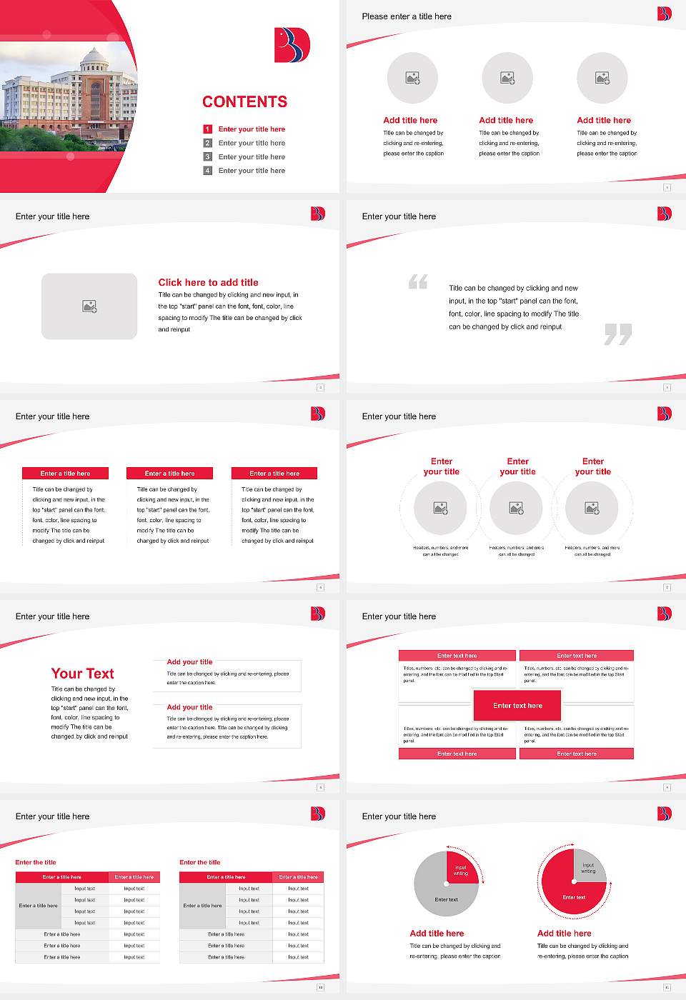 Babu Banarasi Das University Course/Courseware Creation PPT Template16:9 ratio PPT effect preview image2
