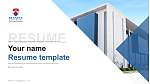 Bennett University Resume PPT Template