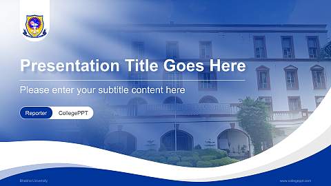 Bhabha University Lecture Sharing and Networking Event PPT Template