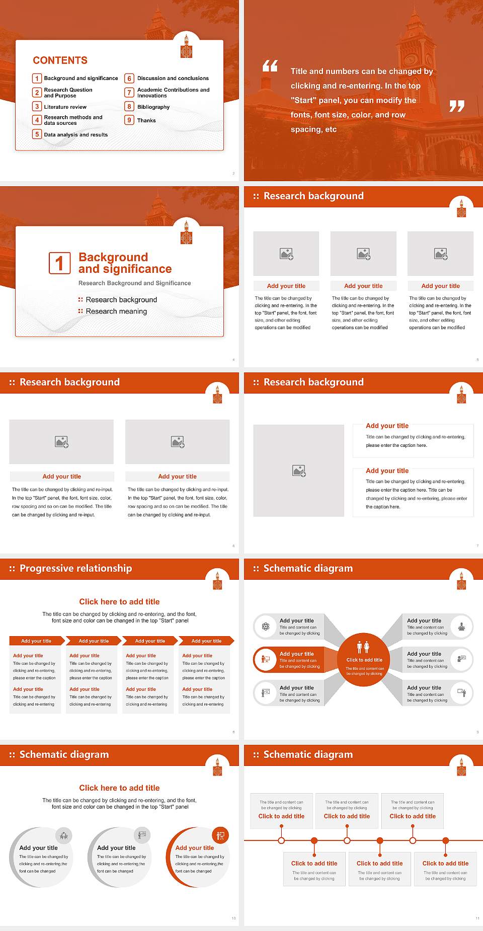 Bengaluru City University Graduation Thesis Defense PPT Template4:3 ratio PPT effect preview image2