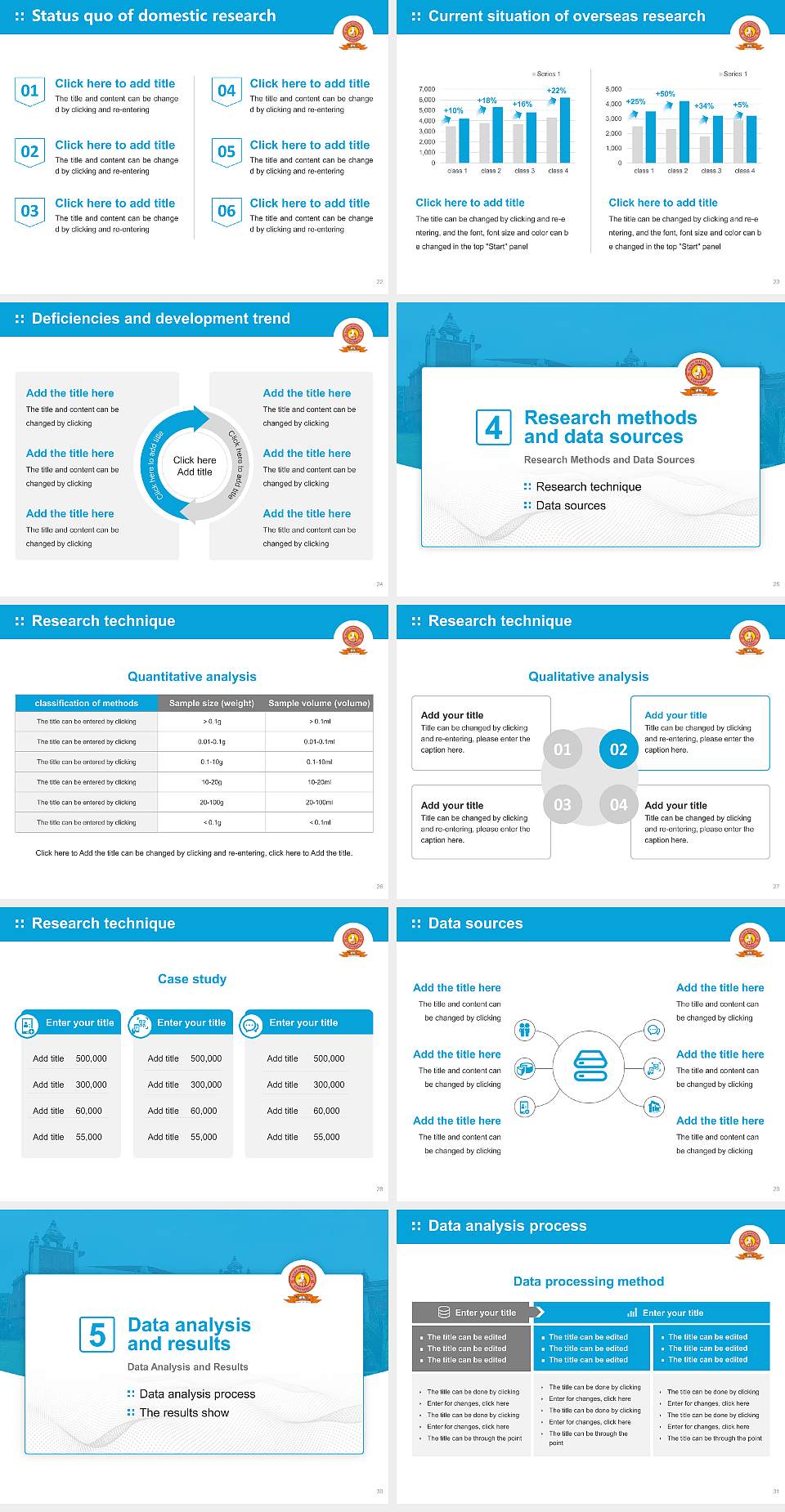 Baba Mast Nath University Graduation Thesis Defense PPT Template4:3 ratio PPT effect preview image4
