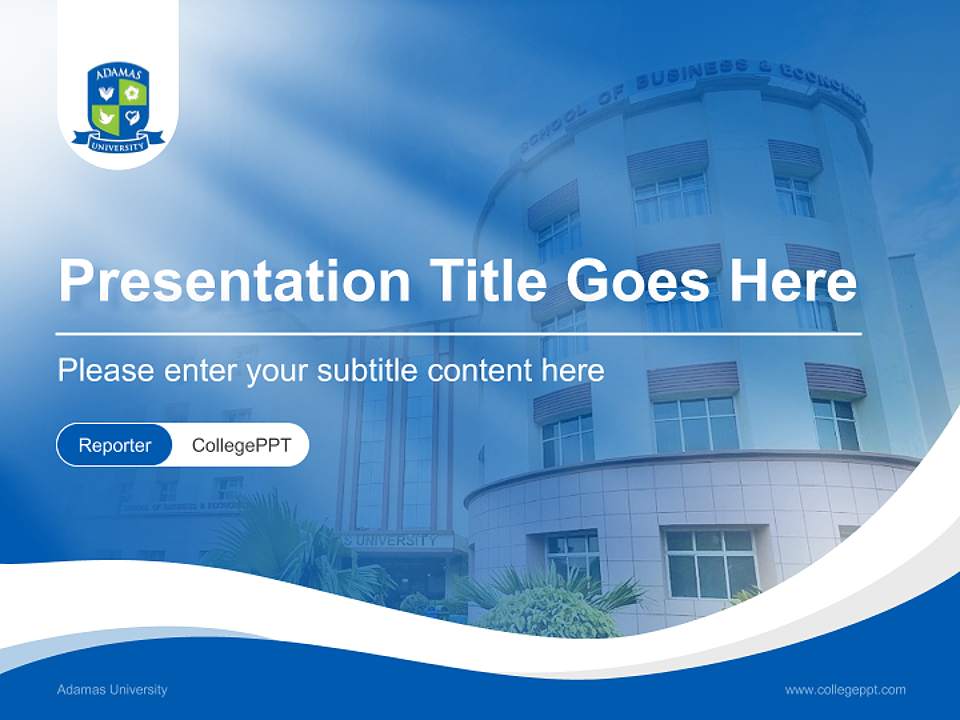 Adamas University Lecture Sharing and Networking Event PPT Template4:3 ratio PPT effect preview image4