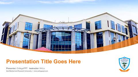 Atal Medical and Research University Course/Courseware Creation PPT Template