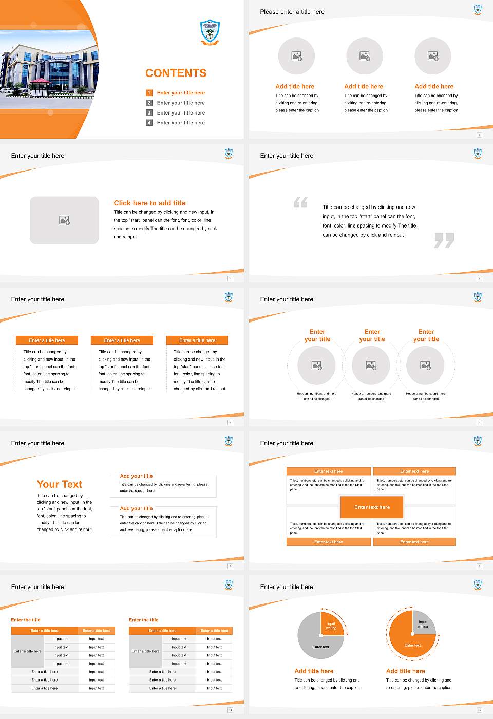 Atal Medical and Research University Course/Courseware Creation PPT Template16:9 ratio PPT effect preview image2