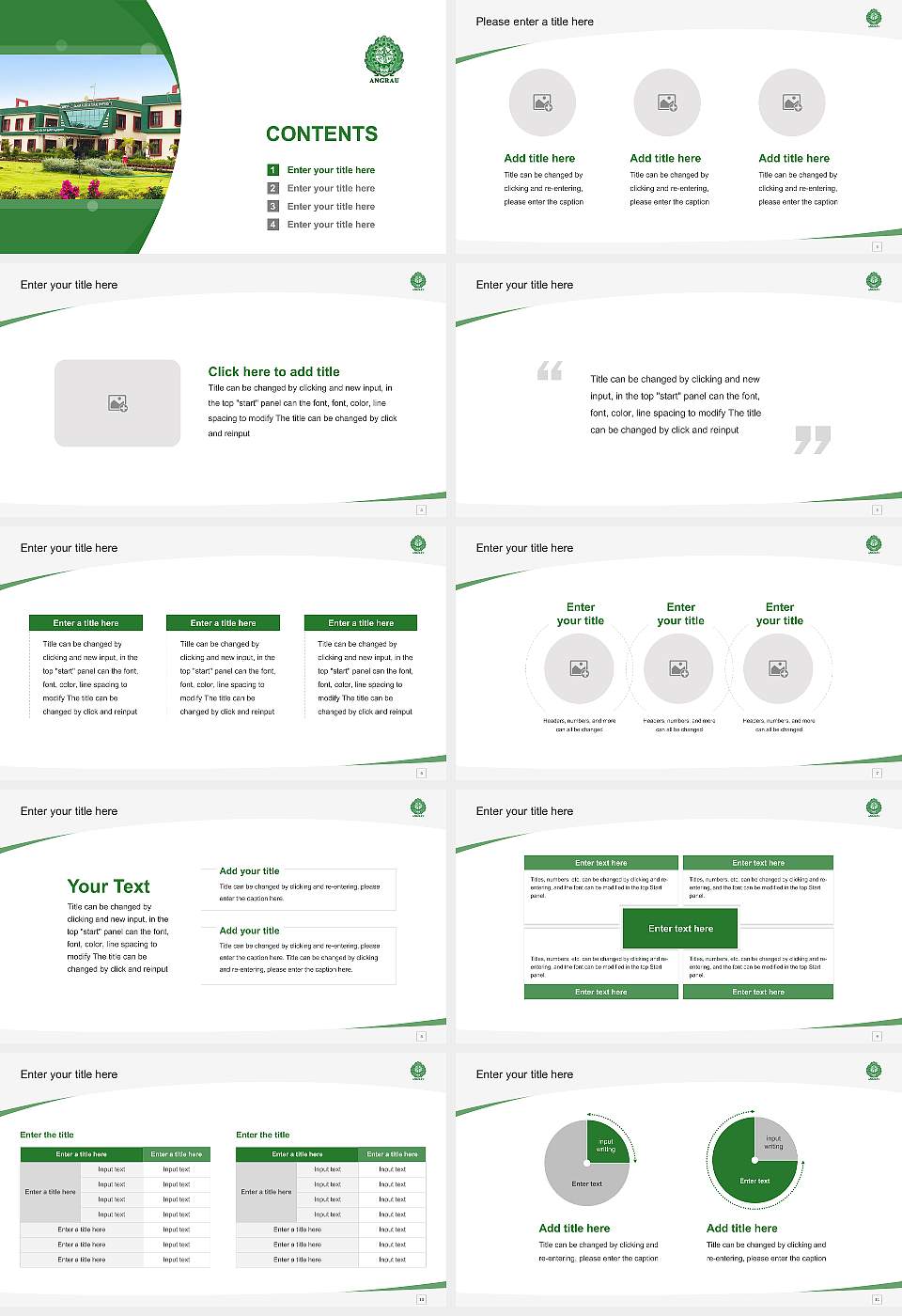 Acharya N.G. Ranga Agricultural University Course/Courseware Creation PPT Template16:9 ratio PPT effect preview image2