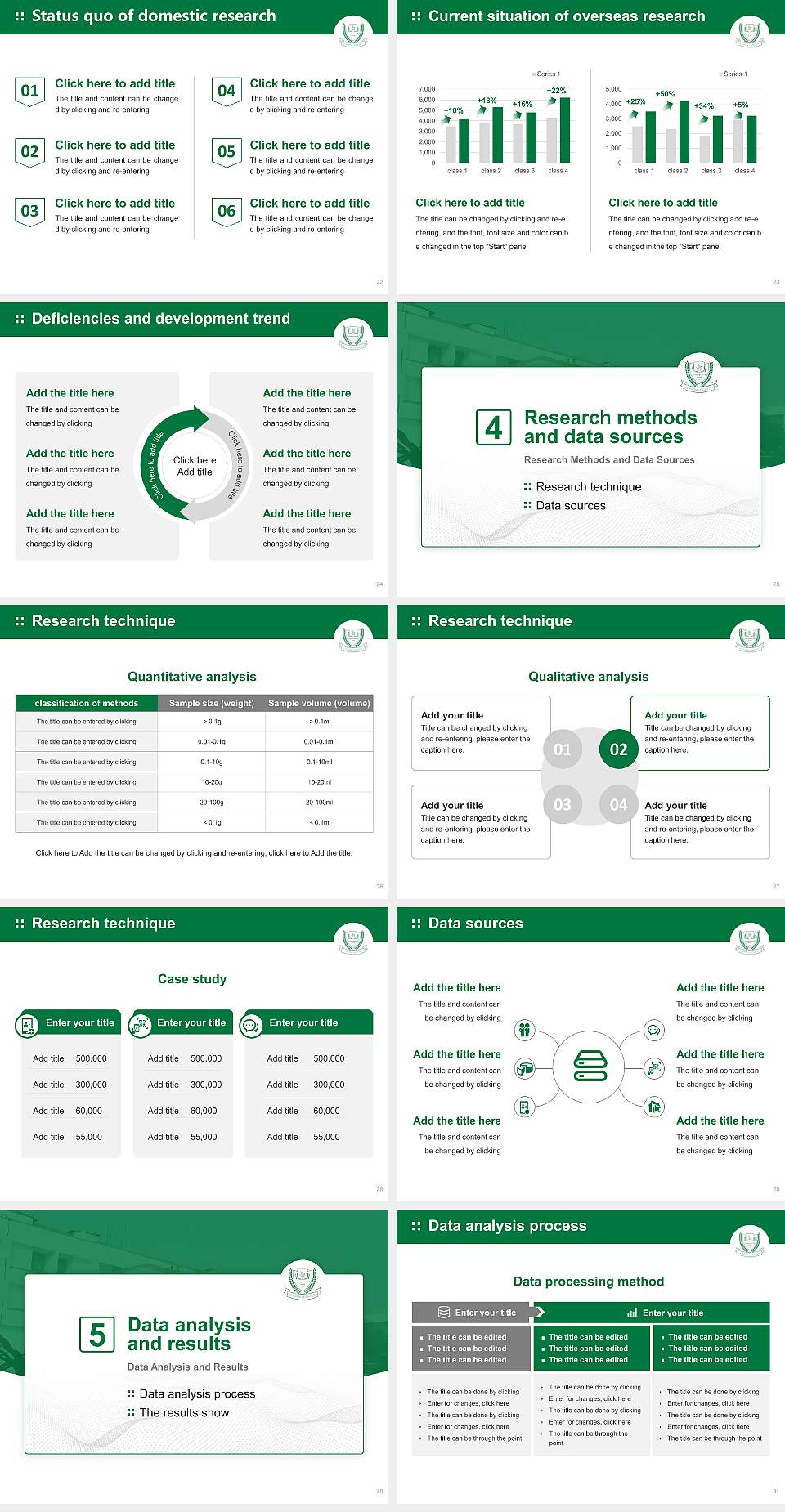 Al-Karim University Graduation Thesis Defense PPT Template4:3 ratio PPT effect preview image4