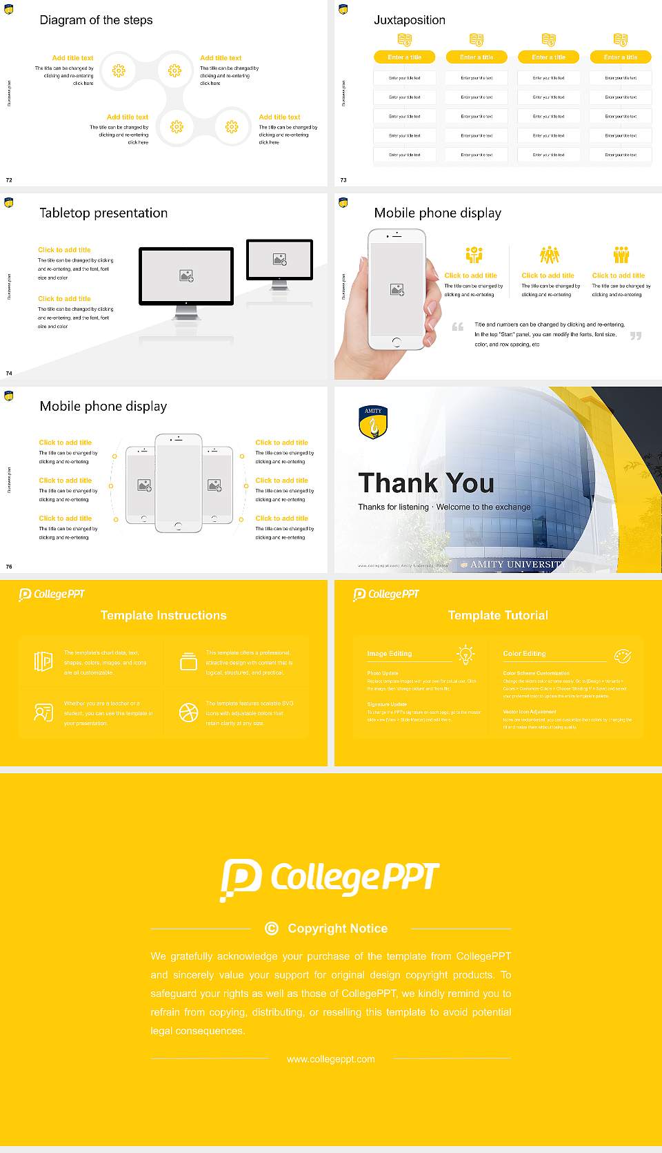 Amity University, Patna Competition/Entrepreneurship Contest PPT Template16:9 ratio PPT effect preview image9