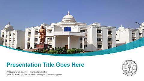 Ayush and Health Sciences University of Chhattisgarh Course/Courseware Creation PPT Template