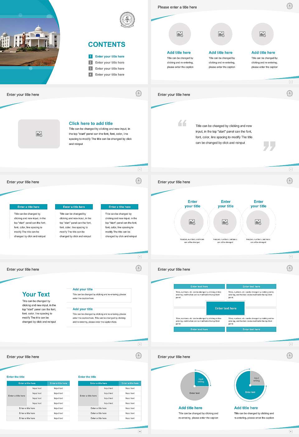 Ayush and Health Sciences University of Chhattisgarh Course/Courseware Creation PPT Template16:9 ratio PPT effect preview image2