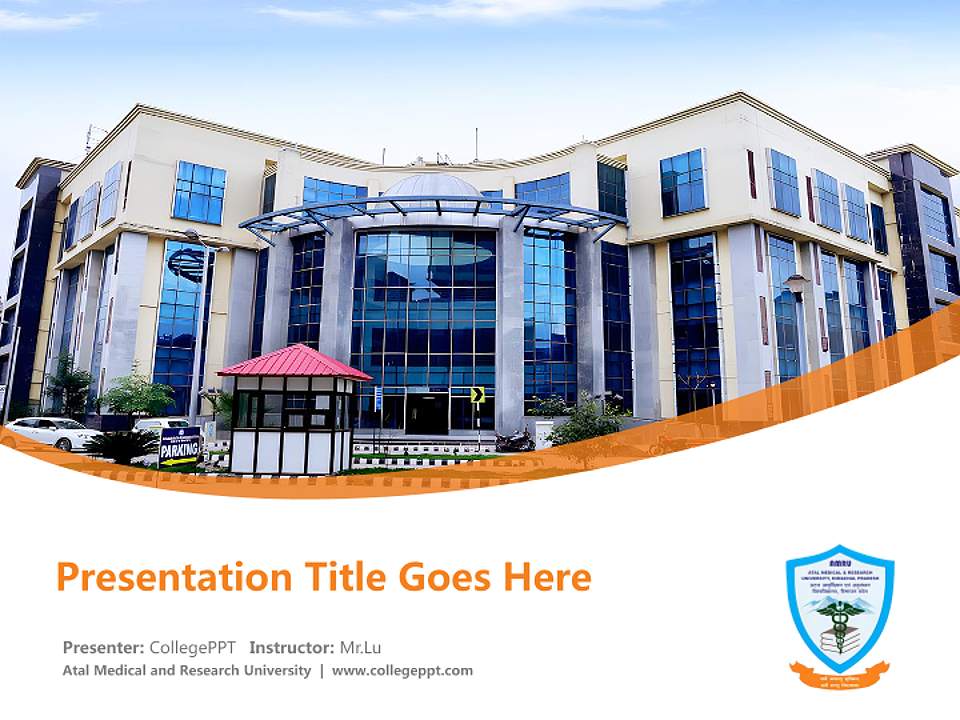Atal Medical and Research University Course/Courseware Creation PPT Template4:3 ratio PPT effect preview image5